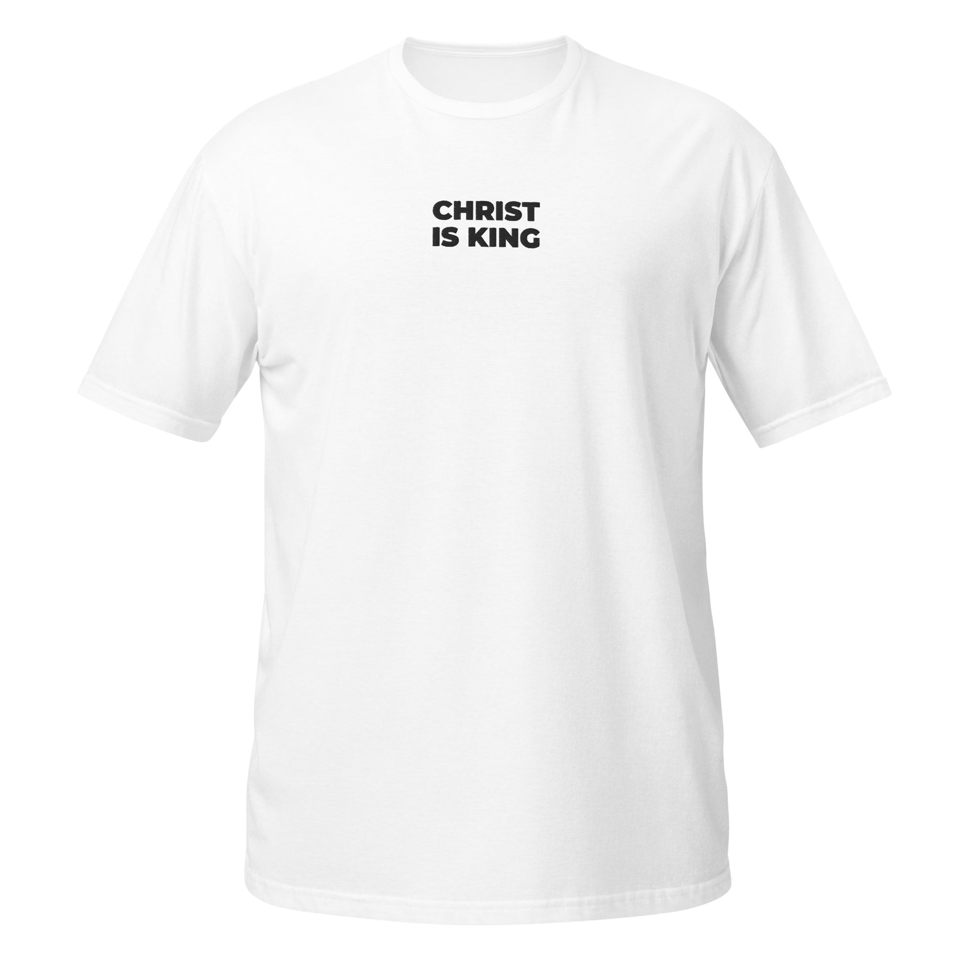 christ is king shirt white