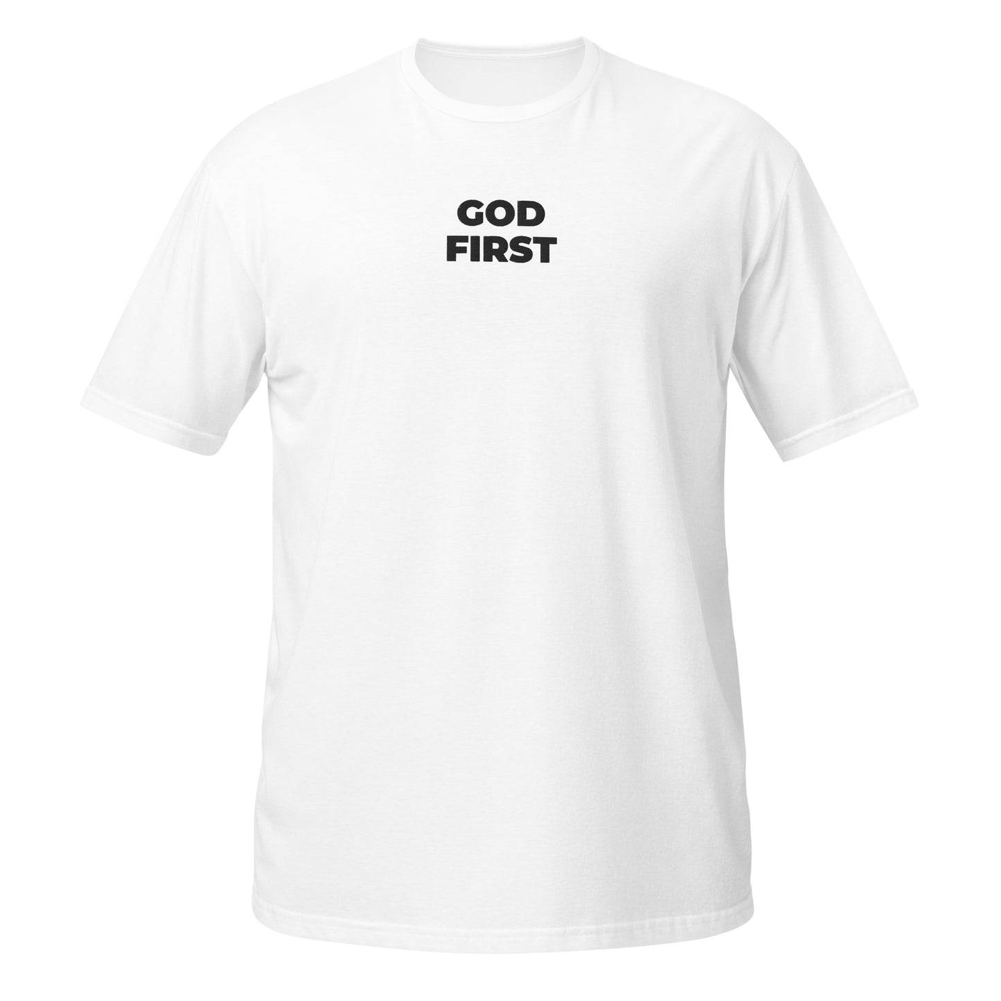 god first shirt white