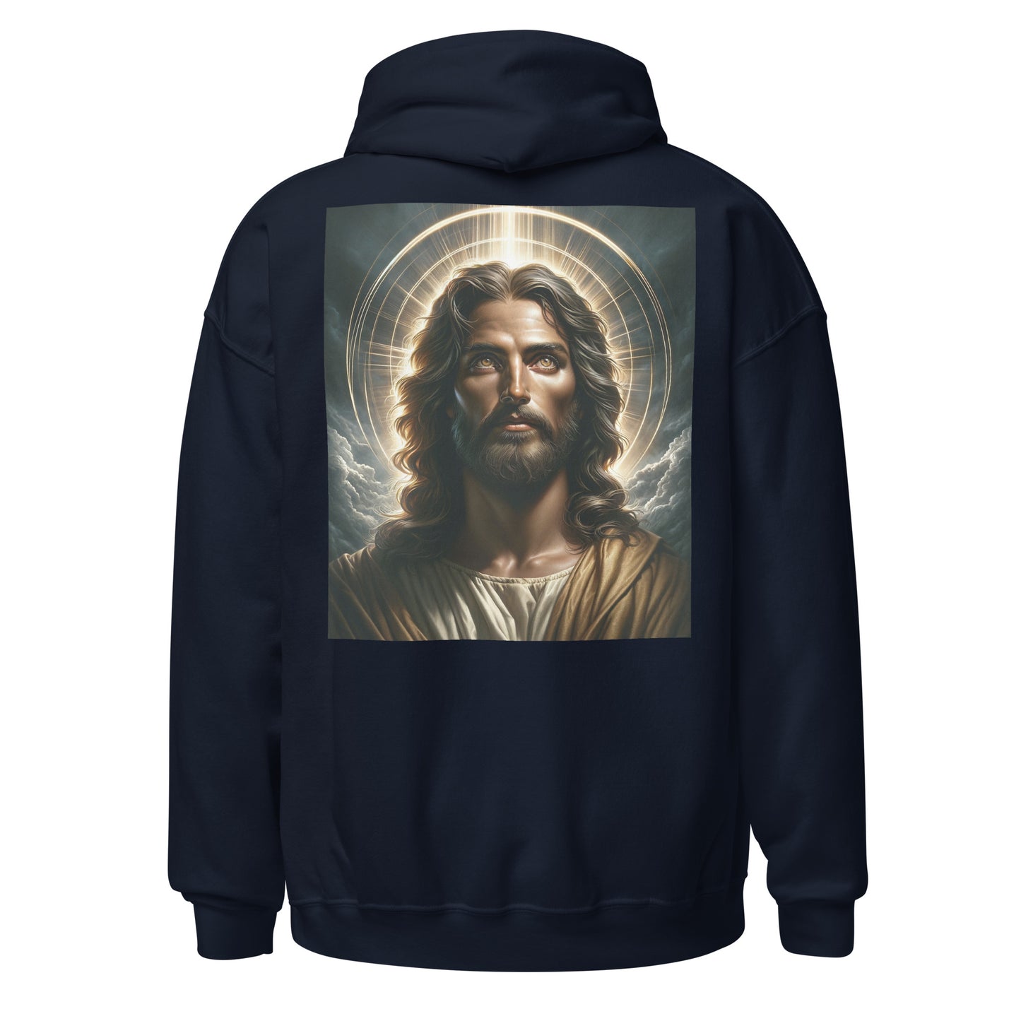 jesus christ hoodie navy