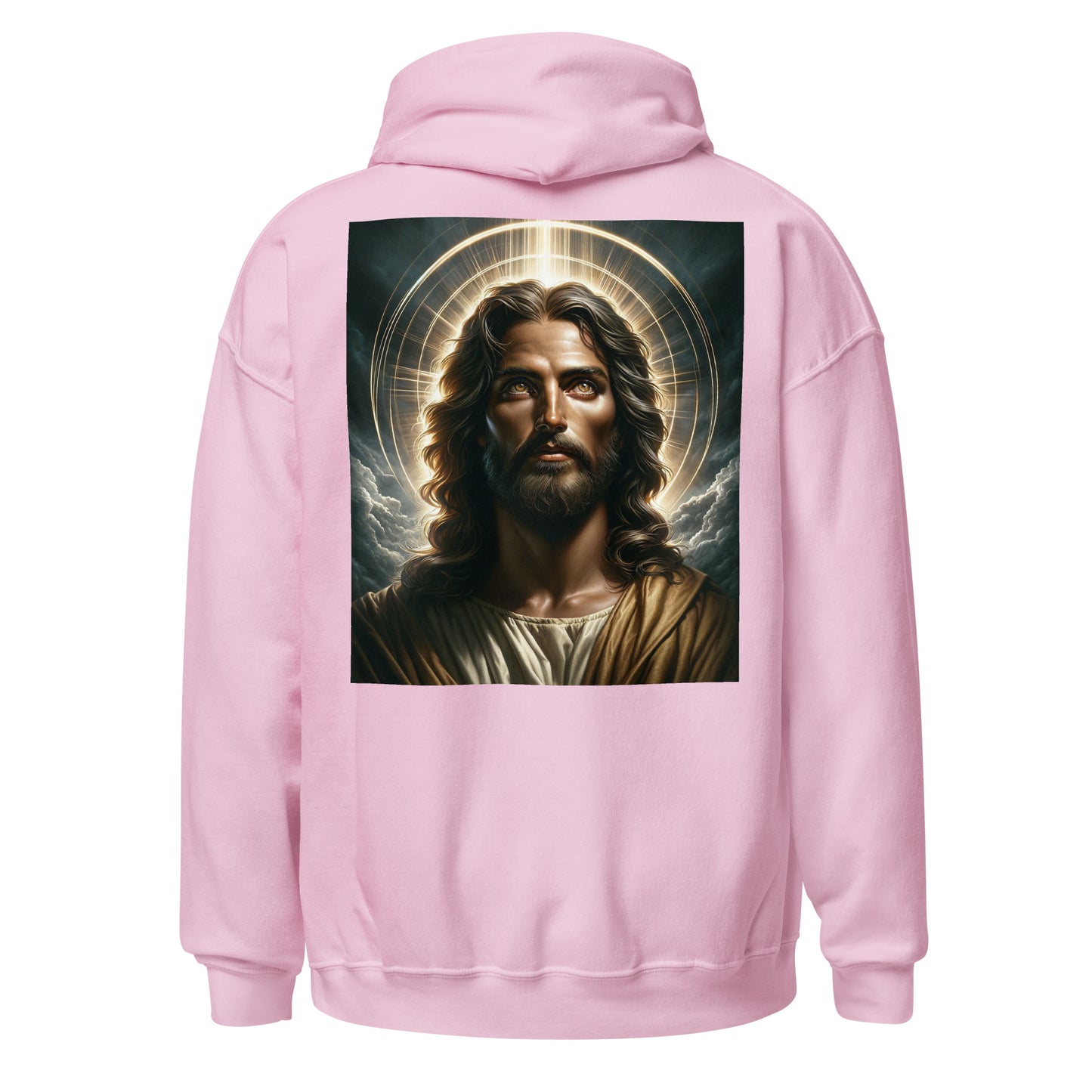 jesus christ hoodie pink