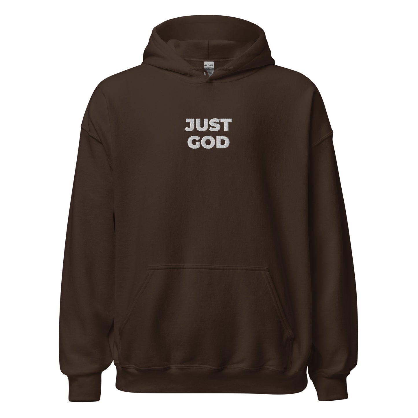 just god hoodie chocolate