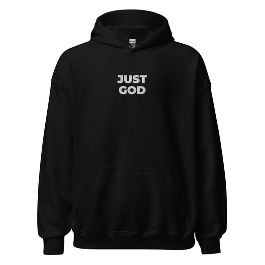just god hoodie