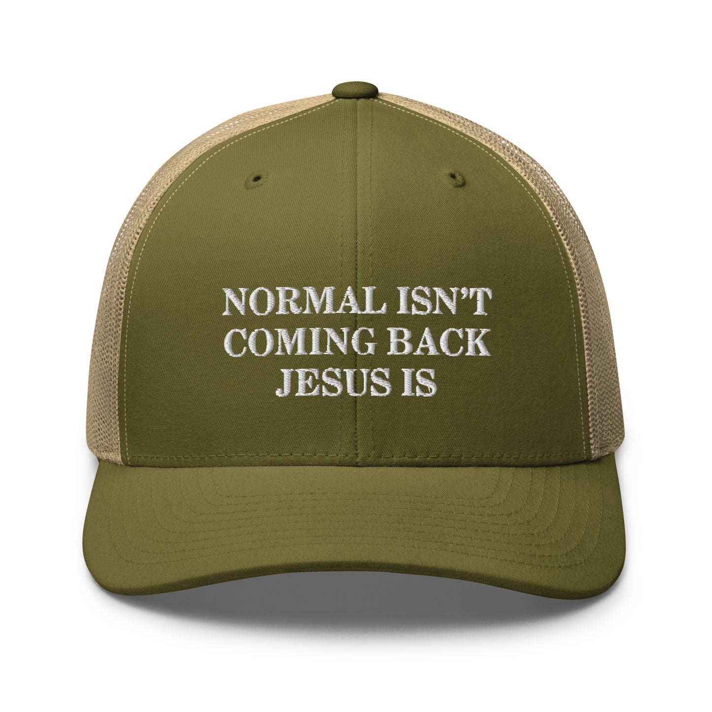 Normal Isn't Coming Back Jesus Is Hat