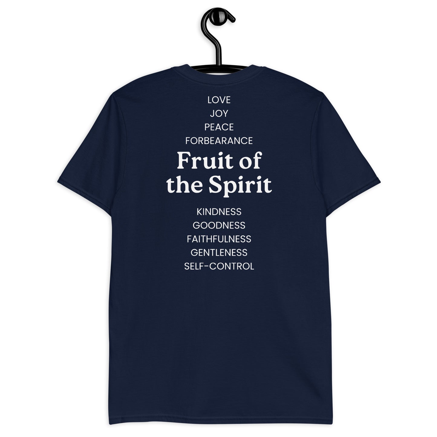 fruit of the spirit t shirt navy