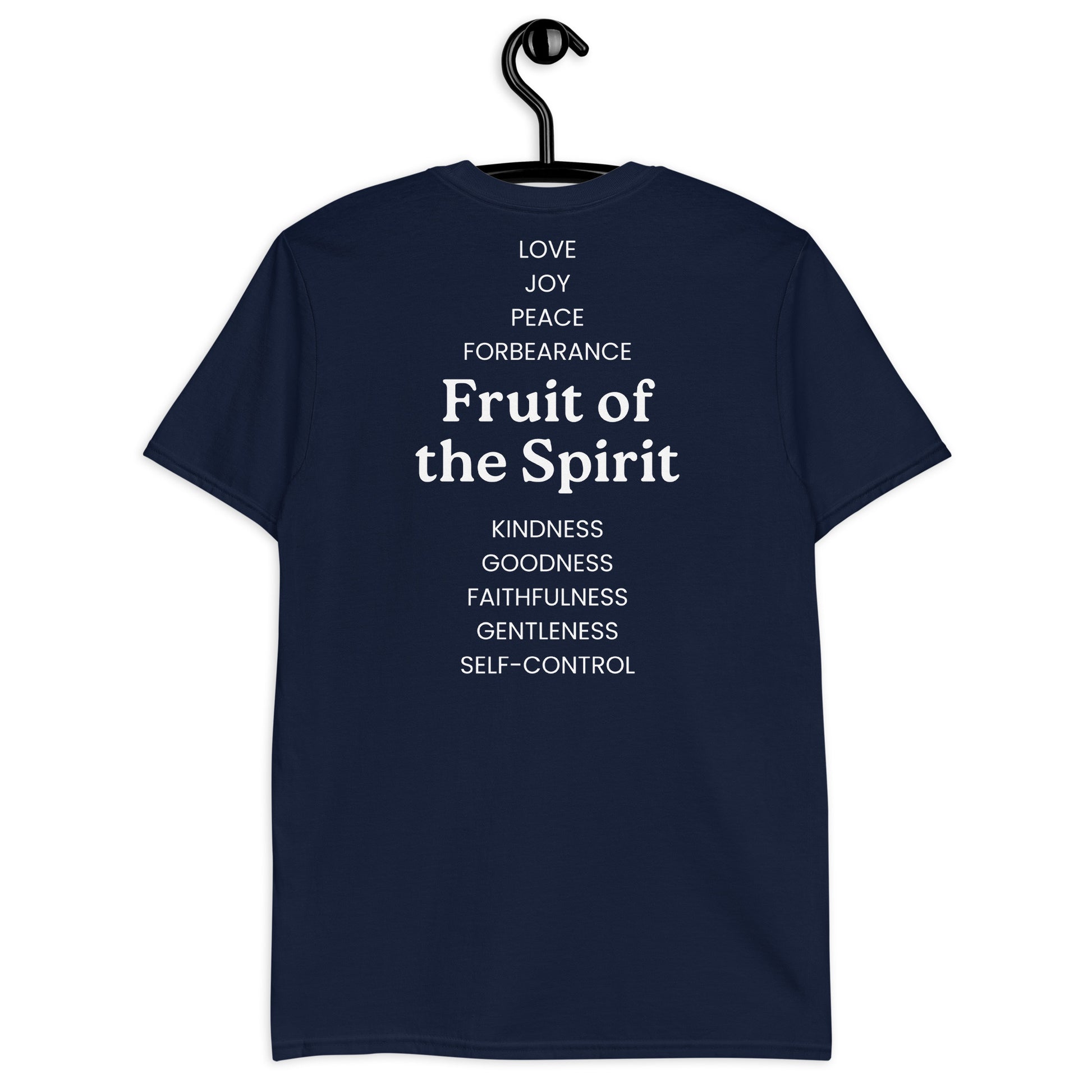 fruit of the spirit t shirt navy