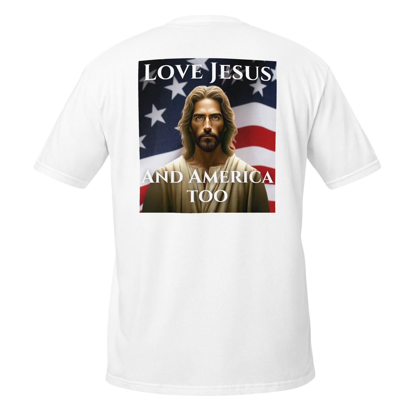 Love Jesus And America Too Shirt